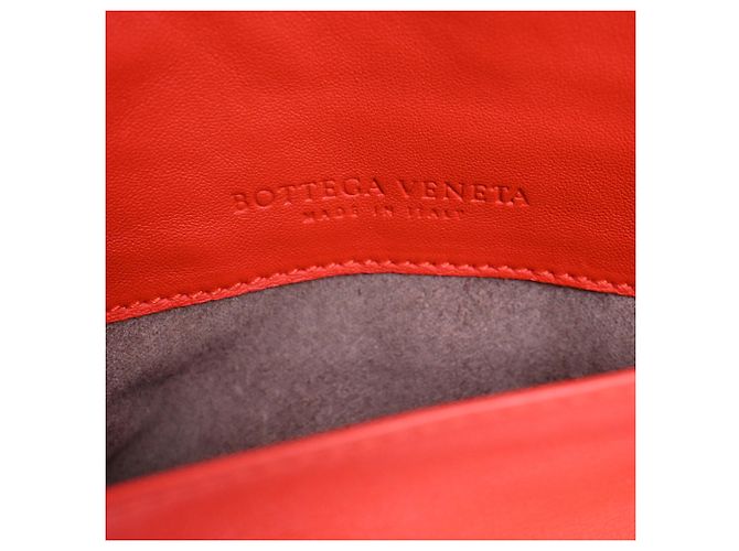 Mini borsa a tracolla Olimpia in pelle rossa Bottega Veneta Rosso - vista 9