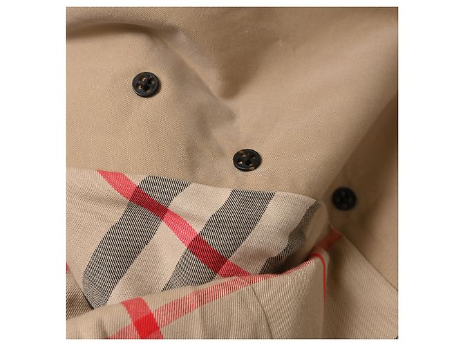 Trench con cintura The Sandringham di Burberry in cotone beige - vista 14