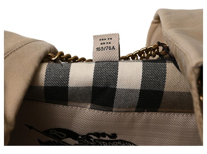 Trench con cintura The Sandringham di Burberry in cotone beige - vista 7