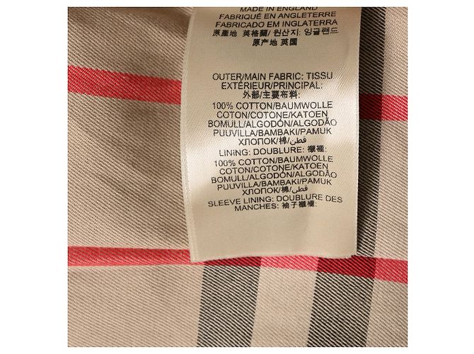 Trench con cintura The Sandringham di Burberry in cotone beige - vista 9