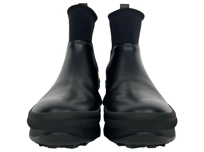 Stivaletti Chelsea Jil Sander in pelle nera Nero - vista 2