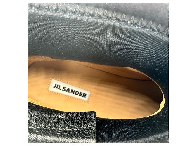 Stivaletti Chelsea Jil Sander in pelle nera Nero - vista 9