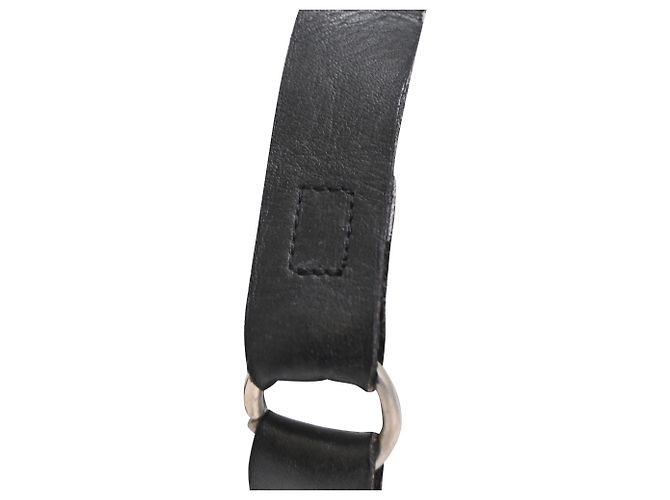 Sandali con tacco e cinturino alla caviglia con occhielli Manolo Blahnik in pelle nera Nero - vista 15