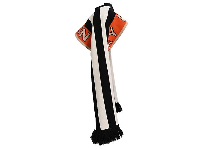 Capelet convertibile in jacquard con logo Burberry in cashmere multicolore - vista 2