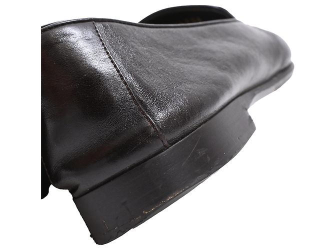 Timeless Mocassini Chanel CC decorati in pelle di vitello nera Nero - vista 15