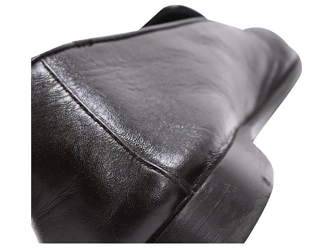 Timeless Mocassini Chanel CC decorati in pelle di vitello nera Nero - vista 16