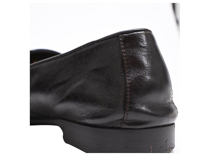 Timeless Mocassini Chanel CC decorati in pelle di vitello nera Nero - vista 18