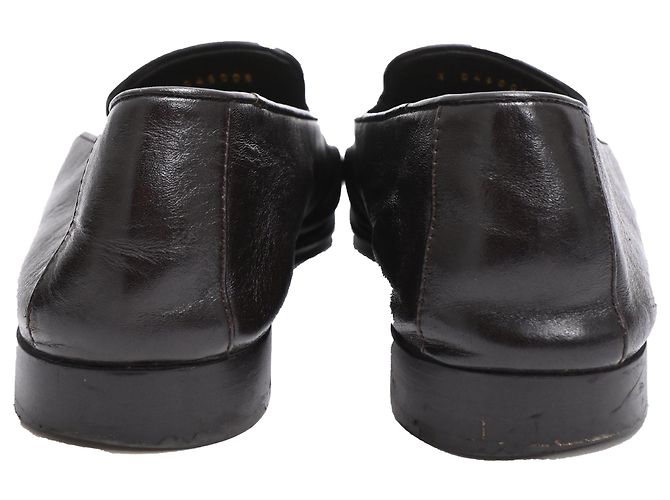 Timeless Mocassini Chanel CC decorati in pelle di vitello nera Nero - vista 6