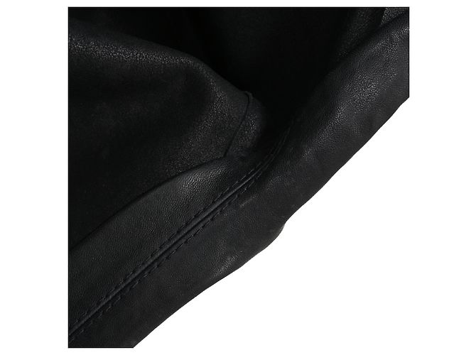 Maison Martin Margiela Giacca biker con zip Maison Margiela in pelle nera - vista 15