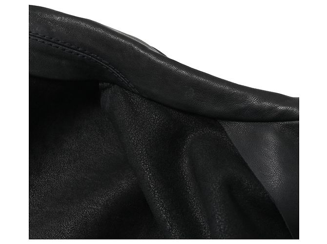 Maison Martin Margiela Giacca biker con zip Maison Margiela in pelle nera - vista 17