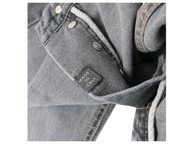 Jeans Iconic Fit Brunello Cucinelli in cotone grigio - vista 19