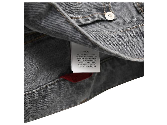 Jeans Iconic Fit Brunello Cucinelli in cotone grigio - vista 6