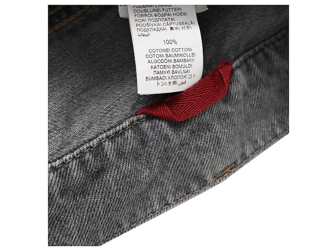 Jeans Iconic Fit Brunello Cucinelli in cotone grigio - vista 8