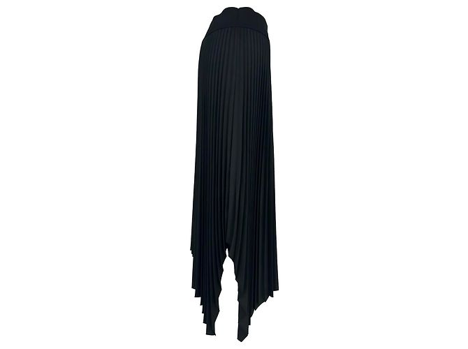 Joseph Ade Strickrock in Plissee aus schwarzem Polyester - Ansicht 2