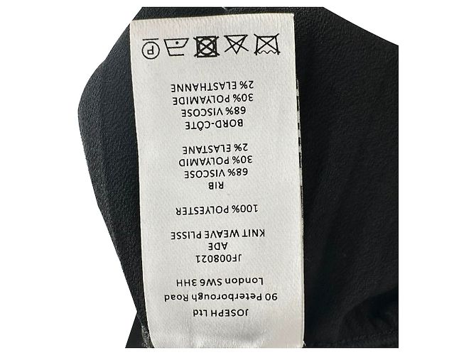 Joseph Ade Strickrock in Plissee aus schwarzem Polyester - Ansicht 6