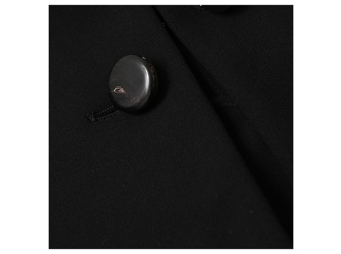 Proenza Schouler Chain-Buttoned Blazer in Black Viscose Grey - view 10