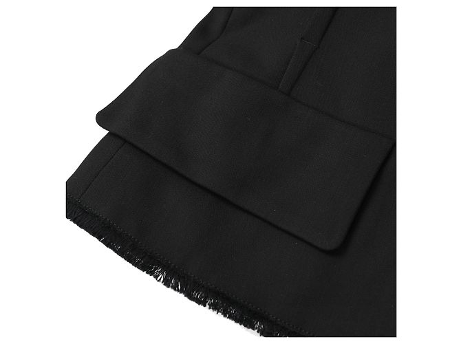Proenza Schouler Chain-Buttoned Blazer in Black Viscose Grey - view 12