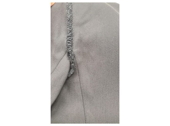 Proenza Schouler Chain-Buttoned Blazer in Black Viscose Grey - view 13