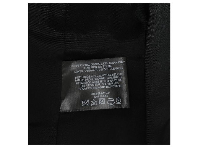 Proenza Schouler Chain-Buttoned Blazer in Black Viscose Grey - view 6