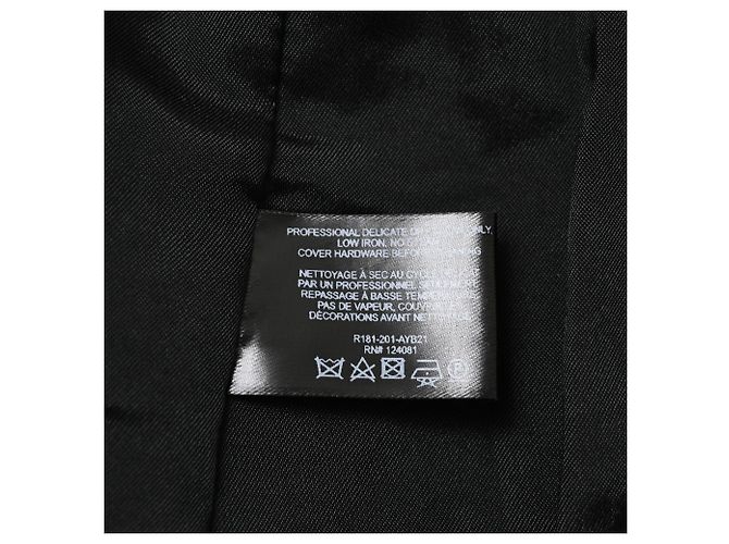 Proenza Schouler Chain-Buttoned Blazer in Black Viscose Grey - view 7