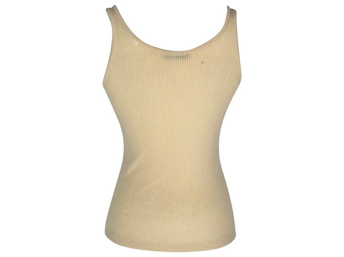 Regata Slim-Fit Bottega Veneta em algodão bege - vista 2