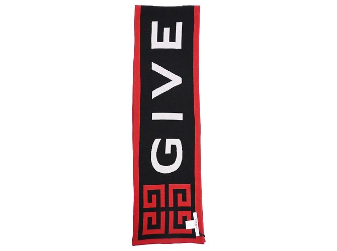 Givenchy Logo-Print Scarf in Multicolor Cotton Multiple colors - view 2