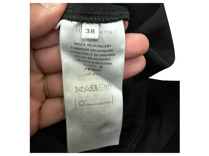 Stella Mc Cartney Pantalón de pierna globo Stella McCartney en algodón negro - vista 5