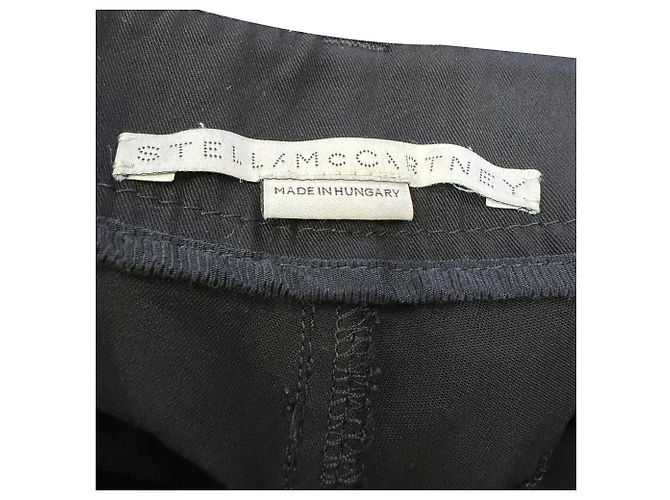 Stella Mc Cartney Pantalón de pierna globo Stella McCartney en algodón negro - vista 6