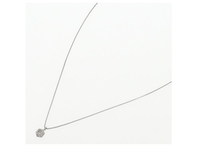 Autre Marque Collana di Diamanti Pt900 Pt850 Argento - vista 2