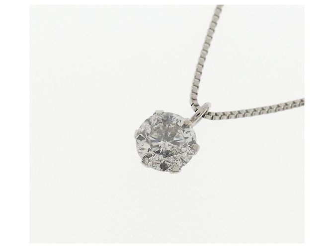 Autre Marque Collana di Diamanti Pt900 Pt850 Argento - vista 3