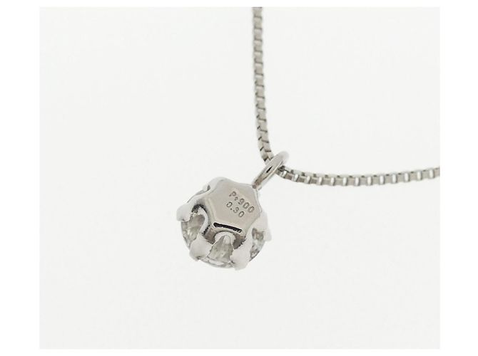 Autre Marque Collana di Diamanti Pt900 Pt850 Argento - vista 4