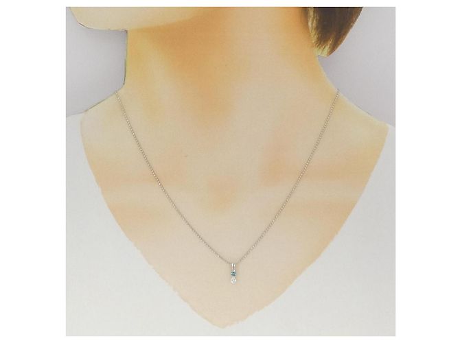 Autre Marque Collana di Diamanti PT900 PT850 Argento - vista 6