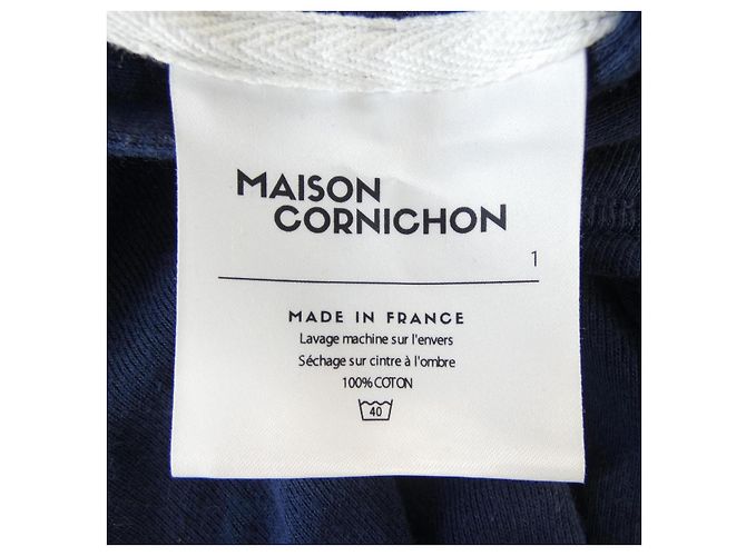 Autre Marque MAISONCORNICHON Hoodie Blau - Ansicht 3