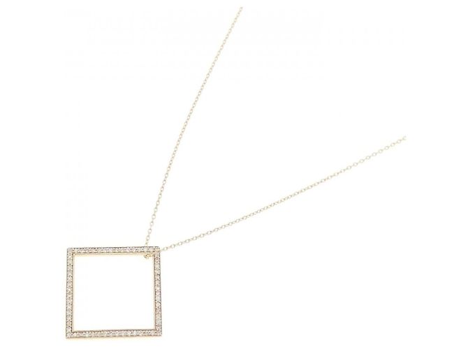 Autre Marque Collana in oro giallo K10 e diamanti D'oro - vista 2