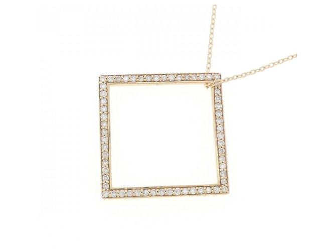 Autre Marque Collana in oro giallo K10 e diamanti D'oro - vista 3