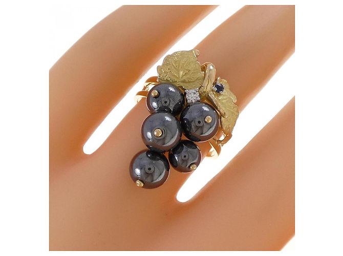 Autre Marque As Time Ring aus Platin Au750 Golden - Ansicht 5