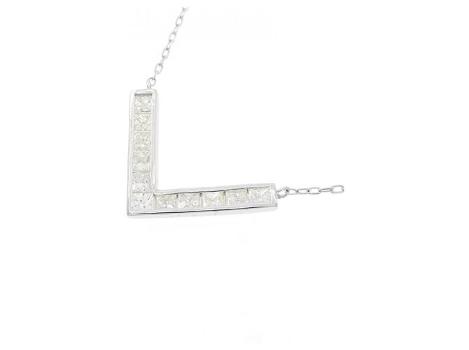 Autre Marque Collana con Diamanti Au750 Argento - vista 3