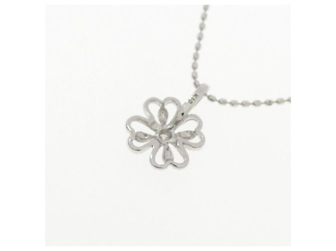 Autre Marque Collana in oro bianco 10K e diamanti Argento - vista 4