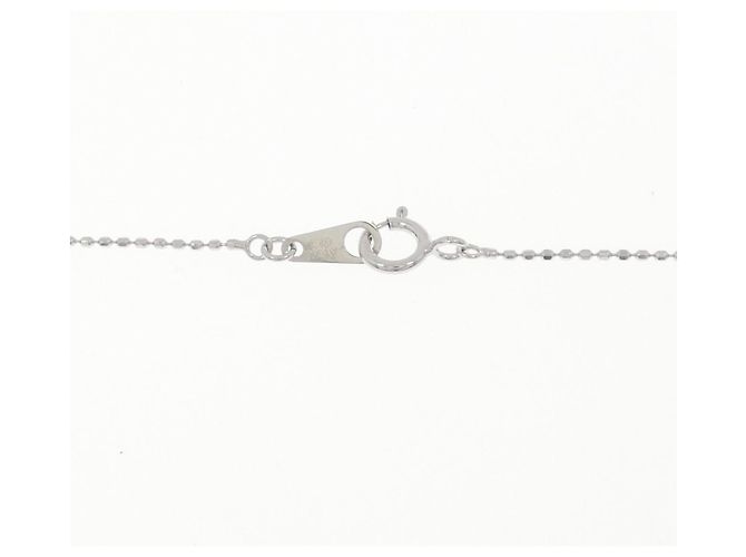 Autre Marque Collana in oro bianco 10K e diamanti Argento - vista 5