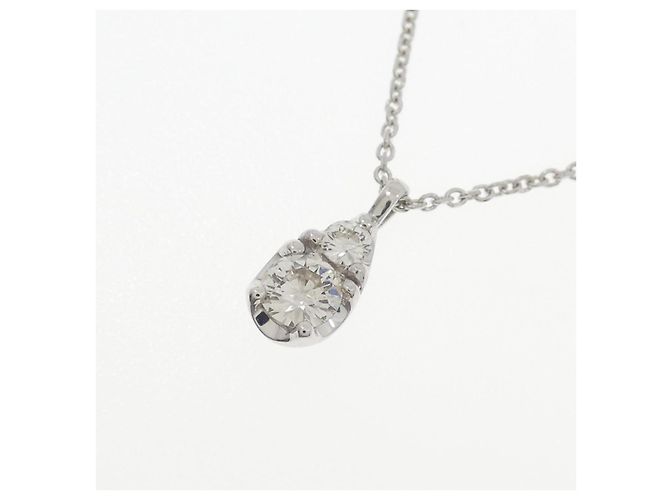 Autre Marque Collana con diamante Au750 Argento - vista 3