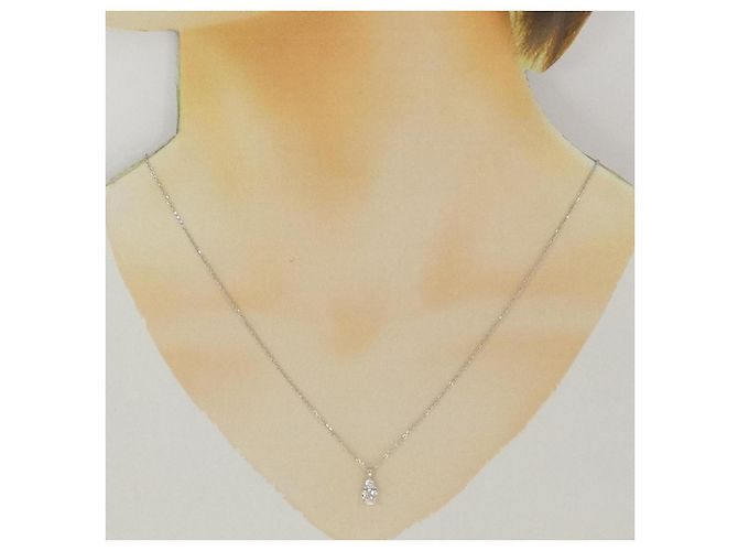 Autre Marque Collana con diamante Au750 Argento - vista 6