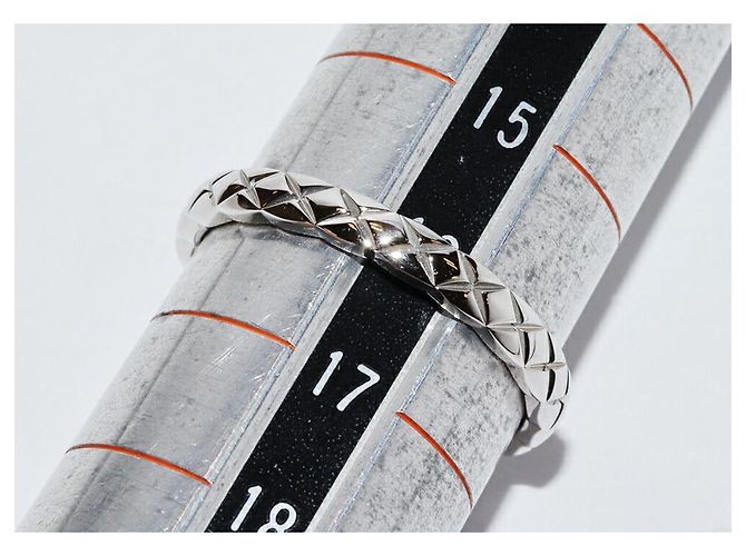 Chanel Coco Crush Pt950 Ring Größe 17 Silber - Ansicht 2
