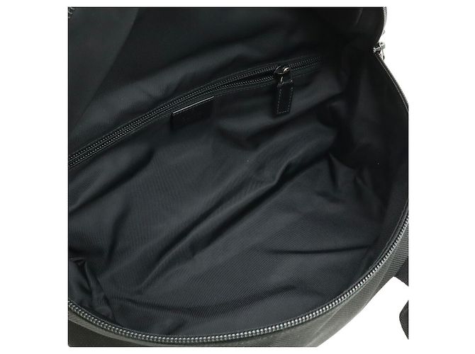Borsa a tracolla 2way in tela nylon e pelle Gucci Sherry Line Nero Rosso Verde - vista 7
