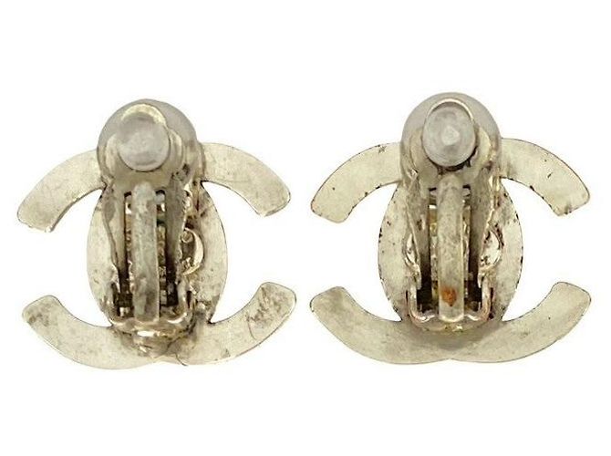 Timeless Chanel Coco Mark Ohrringe Silber - Ansicht 5