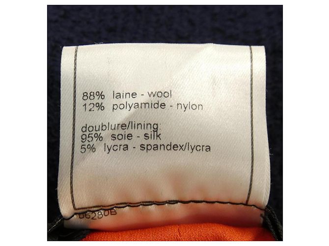 Timeless Chaqueta Chanel sin cuello Azul Azul marino - vista 3