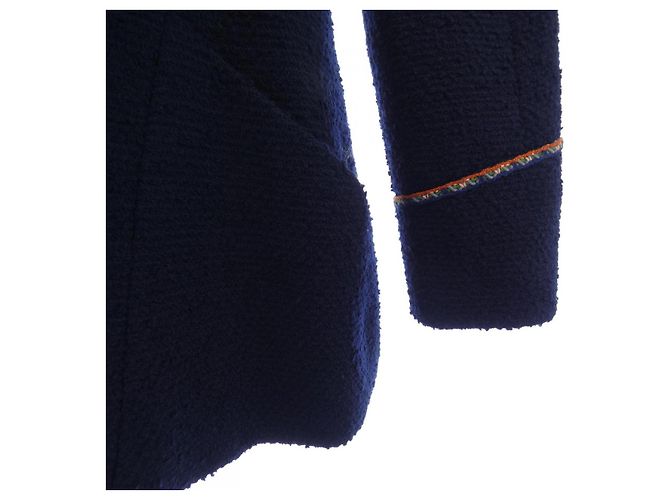 Timeless Chaqueta Chanel sin cuello Azul Azul marino - vista 6