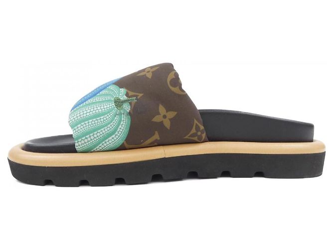 Sandali Louis Vuitton Yayoi Kusama Pumpkin Marrone - vista 2