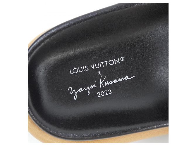 Sandali Louis Vuitton Yayoi Kusama Pumpkin Marrone - vista 6