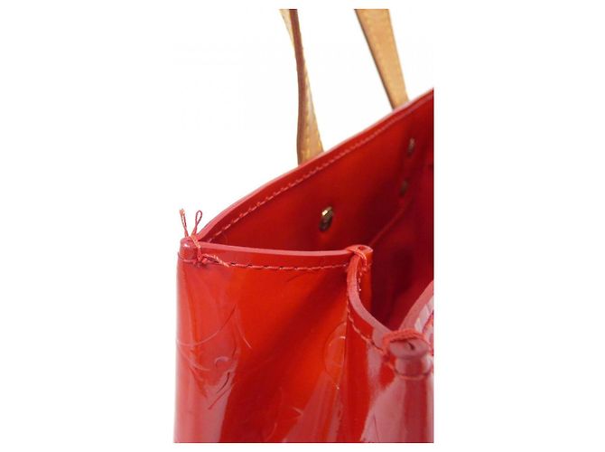 Borsa Louis Vuitton Vernis Rosso - vista 4