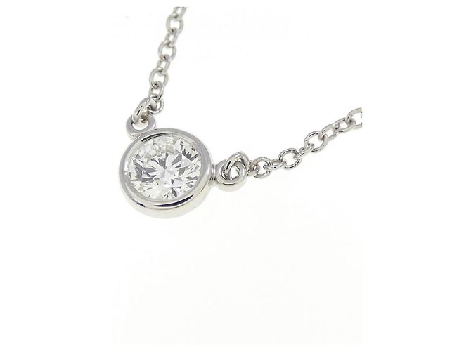 Collana Tiffany & Co. By The Yard in platino e diamante Argento - vista 3